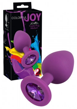You2Toys Colorful Joy Jewel Purple Plug Medium